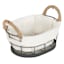 Lined Oval Storage Basket, Extra Small