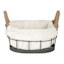 Lined Oval Storage Basket, Extra Small