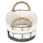 Lined Oval Storage Basket, Extra Small