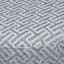 Providence Greta Greek Key Ottoman, Grey