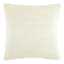 Milos White Throw Pillow, 18"
