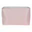 Pearl Blush Pink Rectangle Fabric Storage Basket, Small