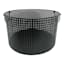 Straton Black Round Metal Storage Basket, Small