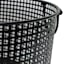 Crosby St. Straton Black Round Metal Storage Basket, Small