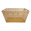 Geo Gold Metal Rectangle Storage Basket, Small
