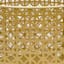 Geo Gold Round Metal Storage Basket, Large