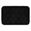 Bliss Black Diamond Design Bath Mat, 20x30