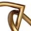 Honeybloom Gold Metal Figurine, 5"