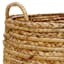 Honeybloom Natural Water Hyacinth Storage Basket, Small