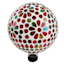 Mosaic Glass Flower Garden Gazing Ball, 10"