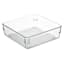 2-Piece Clear Drawer Organizer Set