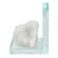 1-Piece White Geode Bookend, 5.5"