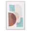 Abstract Neutral Framed Canvas Wall Art, 20x30
