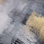 Crosby St. Embellished Grey & White Abstract Canvas Wall Art, 48x18