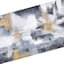 Crosby St. Embellished Grey & White Abstract Canvas Wall Art, 48x18