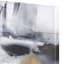 Crosby St. Embellished Grey & White Abstract Canvas Wall Art, 48x18