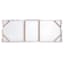 Crosby St. Embellished Grey & White Abstract Canvas Wall Art, 48x18