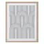 Tracey Boyd Framed Black & White Geometric Lines Canvas Wall Art, 16x20