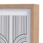 Tracey Boyd Framed Black & White Geometric Lines Canvas Wall Art, 16x20