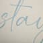 Framed Stay Awhile Canvas Wall Art, 20x8