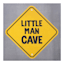 Little Man Cave Canvas Wall Art, 12"
