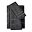 Providence Sterling Black Fingertip Towel, 11x18