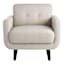 Hadley Tufted Back Accent Chair, Taupe