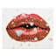 Red Luxury Lips Canvas Wall Art, 12x16