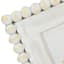 White Beaded Tabletop Picture Frame, 4x6