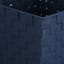 Frankin Navy Blue Woven Rectangle Storage Basket, Extra Large