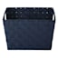 Frankin Navy Blue Woven Rectangle Storage Basket, Medium