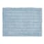 Blue Cotton Reversible Bath Rug, 17x24