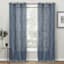Found & Fable Blue Sheer Curtain Panel, 84"