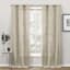 Found & Fable Auburn Natural Sheer Curtain Panel, 84"