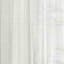 Found & Fable Claremore White Sheer Curtain Panel, 84"