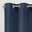 Providence Navy Blue Velvet Light Filtering Curtain Panel, 84"