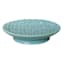 Found & Fable Blue Fan Ceramic Soap Dish, 5"