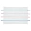 Tiny Dreamers White Pastel Cotton Fringe Bath Rug, 20x30