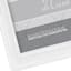 White Double Hinged Wooden Tabletop Picture Frame, 4x6