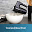 Black & Decker Helix 5-Speed Hand Mixer, Black