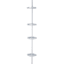4-Tier Tension Shower Caddy, Grey