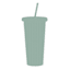 Seafoam Textured Tumbler with Straw, 22oz