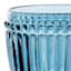 Providence Blue Beaded Glass Goblet, 10.5oz
