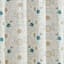 Tracey Boyd Multicolor Floral Printed Shower Curtain with Tassels, 70x72