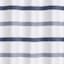 Blue Wesley Waffle Stripe Shower Curtain, 72"