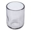 Found & Fable Jasper Grey Glass Tumbler, 4"