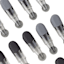 15-Piece Grey & Black Bag Clip Set