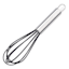 Mini Silicone Whisk, Black