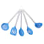 5-Piece Silicone Kitchen Tool Set, Blue