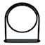 Crosby St. Round Black Metal Mirror, 9"